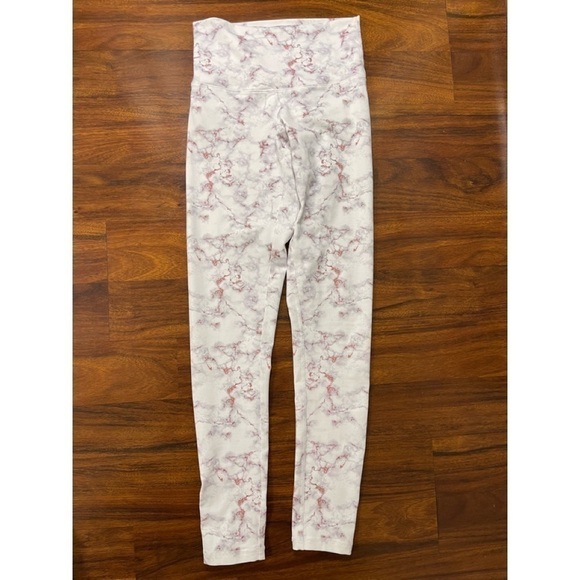 ROSE Gold Marble Printed Tights size small - Picture 5 of 6